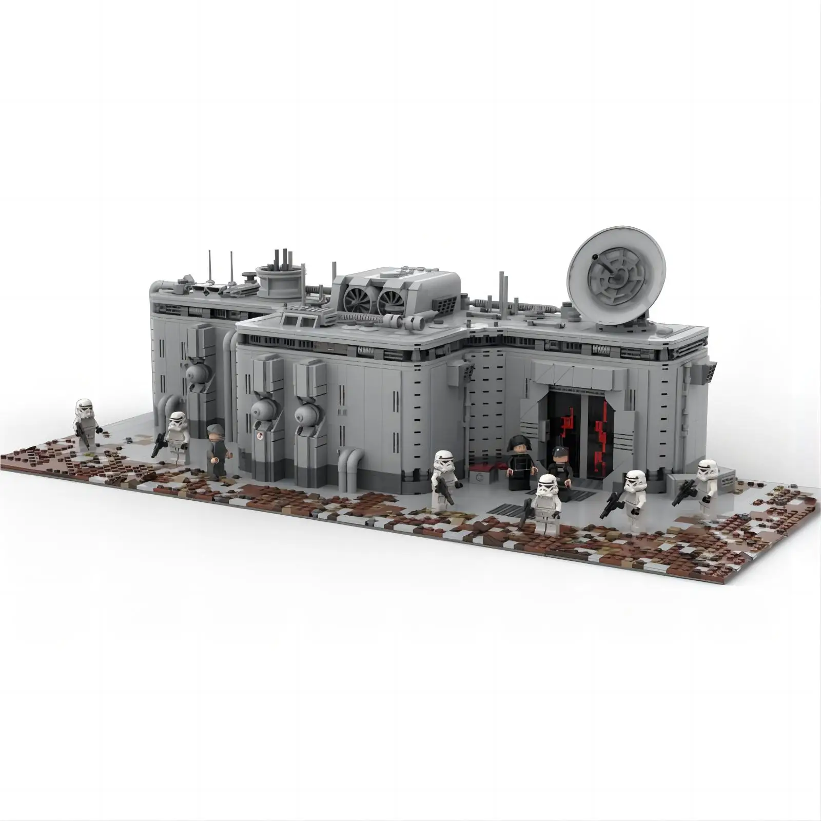 

MOC-134320 Imperial bunker 90 base assembled building block toys (excluding minifigures)