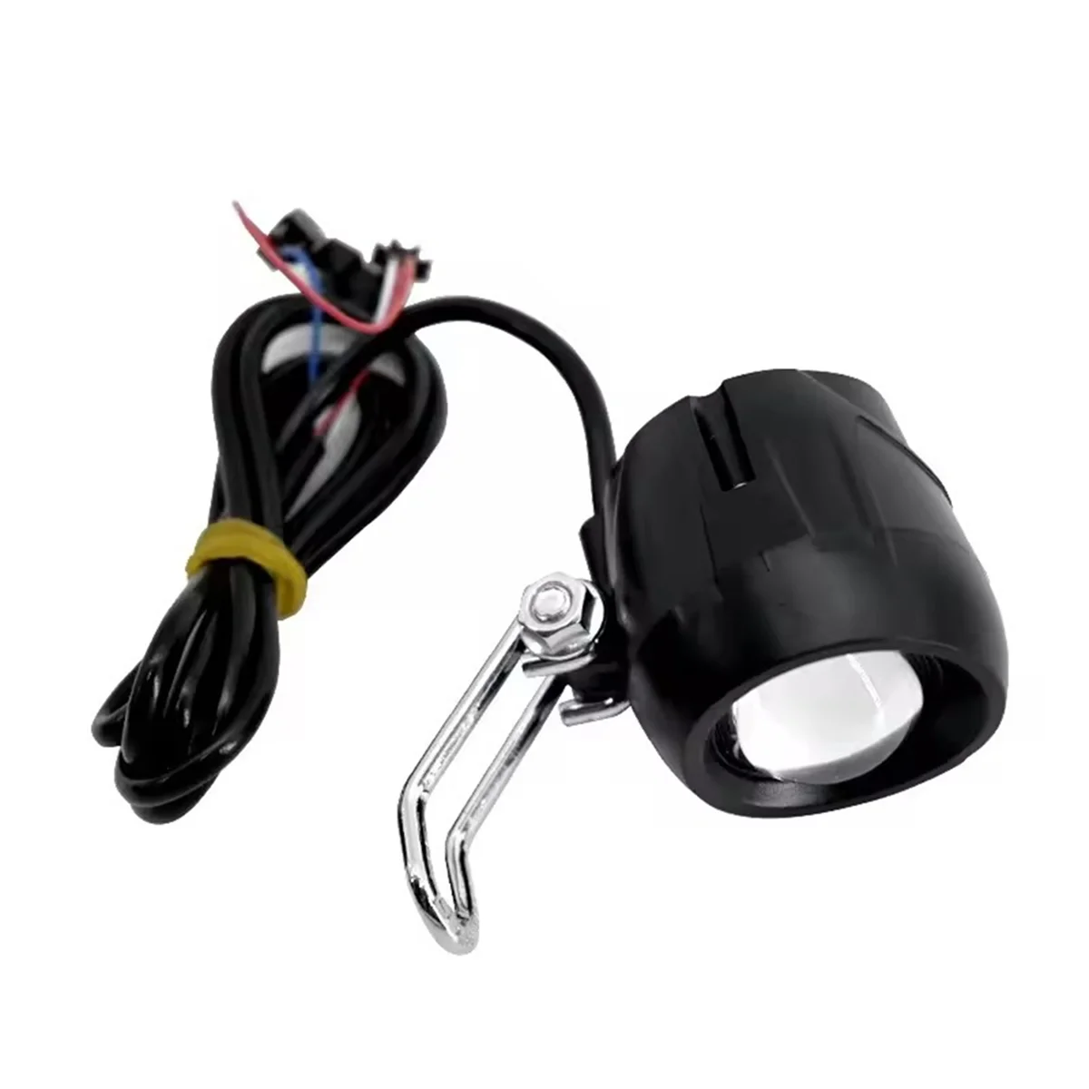 QA88X LED Front Light Lamp with Horn Bell, Headlight for Electric Scooter, E-Bike, Scooter Parts, 10in, for KUGOO M4