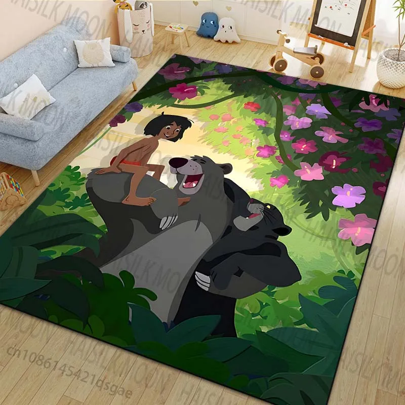 Movie Disney Jungle Book Pattern Rugs Living Room Bedroom Carpet Bedside Bathroom Floor Mat Kids Room Non-slip Mat Room Decor