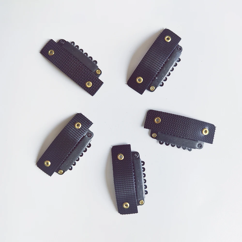 5 Pcs Stickable U-Shape Snap Clips for Hair Extensions