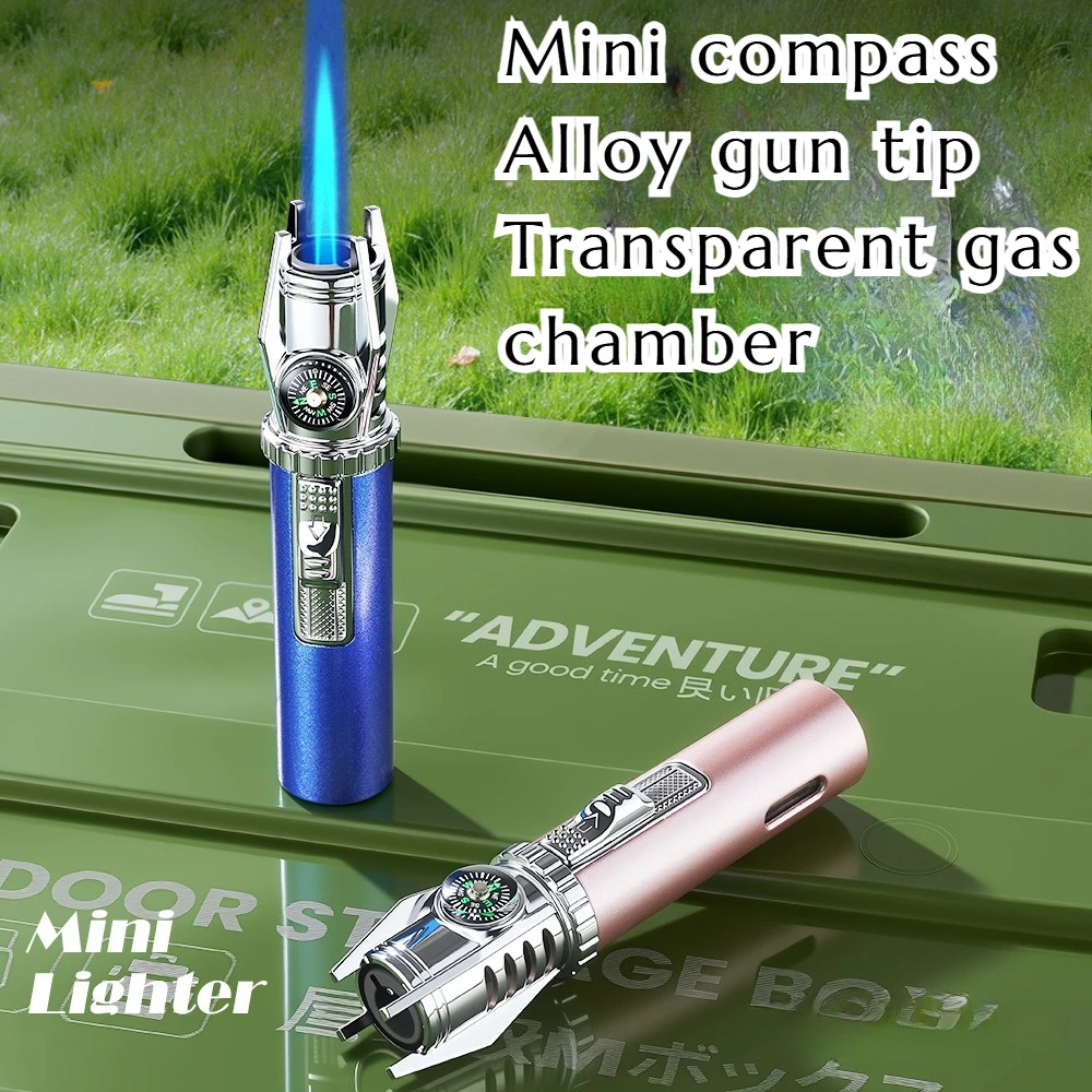 Pistolet de pulvérisation gonflable Compact et multifonctionnel, coupe-vent, avec boussole, briquet d'urgence pour la survie à l'extérieur des fenêtres cassées