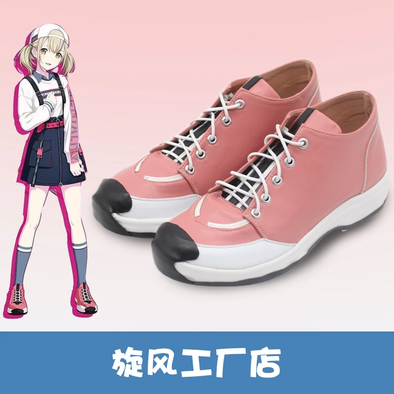 Game PJSK Azusawa Kohane Cosplay Shoes Women Girls Carnival Party Halloween Boots