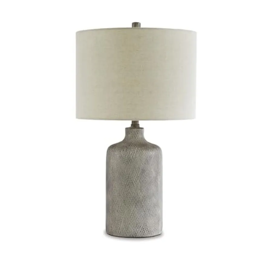 

Linus Modern 25" Ceramic Table Lamp Natural Stone Finish