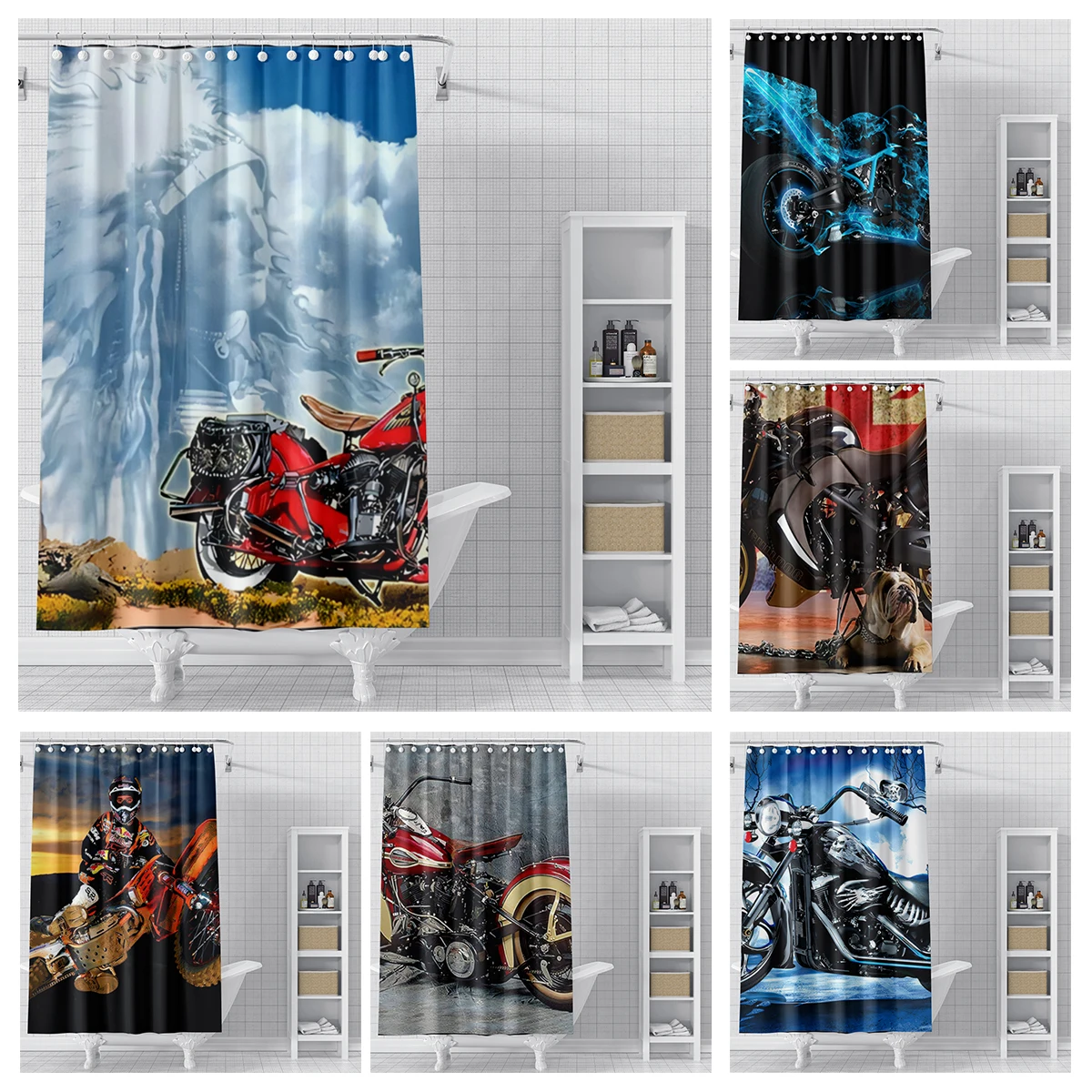 home shower curtains for bathroom Landscape animals waterproof fabric bathroom Curtains modern shower curtain 180x200 240x200