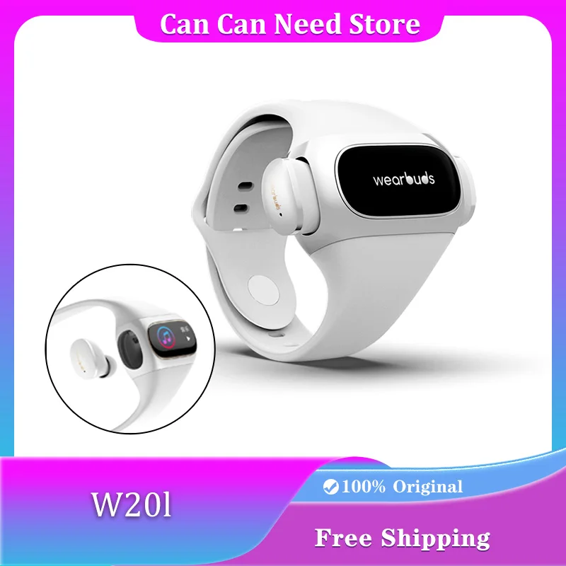 

Aipower W20l Smart Watches Earphone 2 in 1 Bluetooth Earbuds Wearbuds Wristband for Heart Rate Sports Sleep Health Tracker