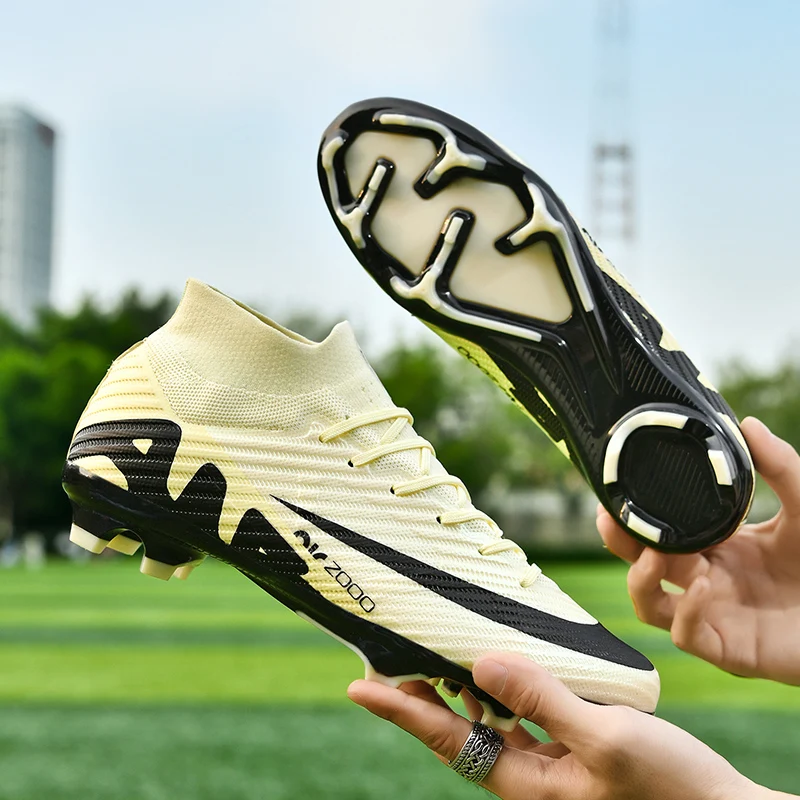 New Original Men Hight-quality Soccer Shoes Cleats Professional Top Quality Non-Slip Kids Football Boots Society Grass Training