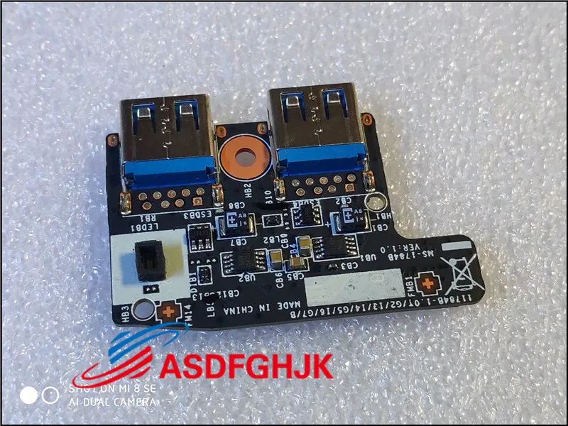 

For MSI WT72 LAPTOP USB BOARD MS-1784B 11784B 1.0 100% TESED OK