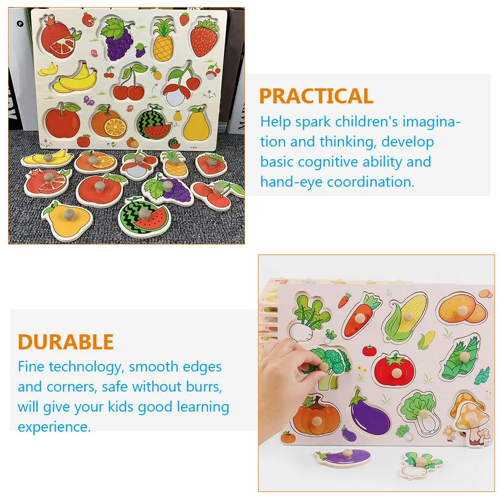 لعبة ألغاز لوحة الإمساك المبكر، لعبة مطابقة الأشكال الخشبية للأطفال، مجموعة الأنشطة التعليمية للتطوير المعرفي #2