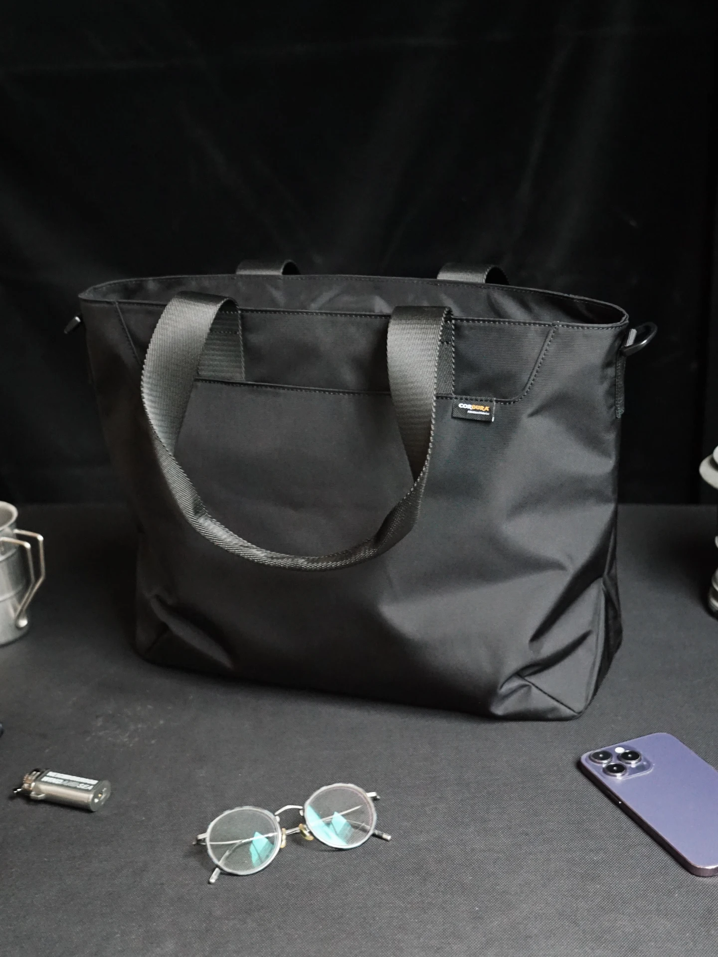 

Doomgear Xpac Street Sle Survival Bag Large Tote with YKK Zipper One Bag for All End of the World Scenarios ex Nylon