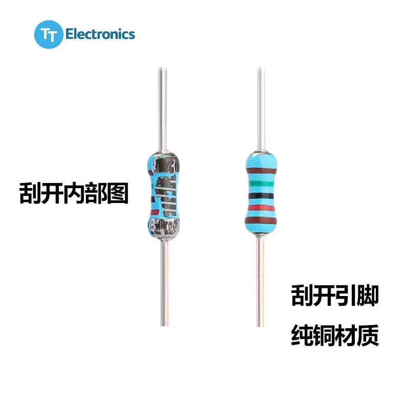 UK Imported WELWYN High-end Resistor MFR4 Series 0.5W Power Color-coded Metal Film Resistor