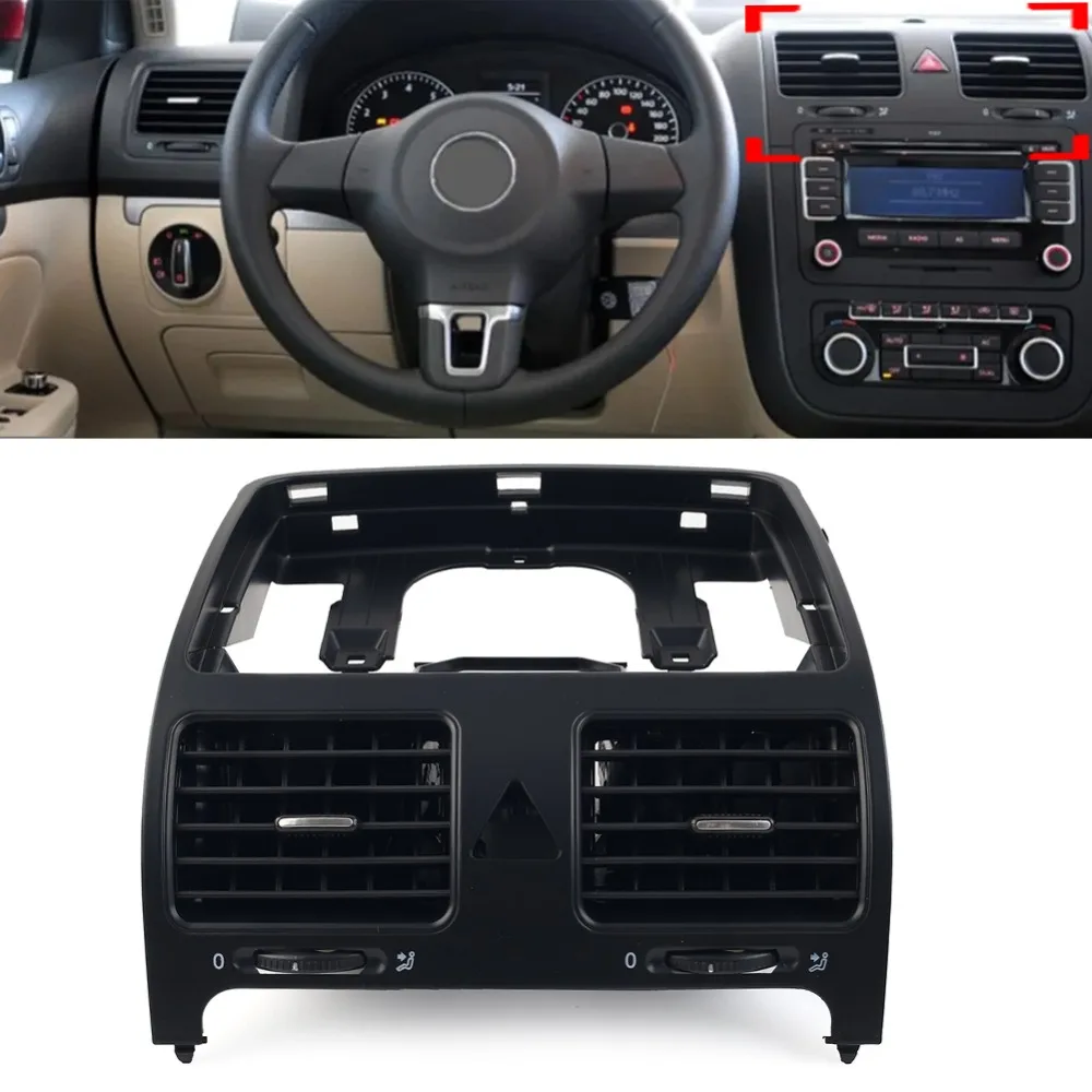 

Ruili144 2004-2011 For VW Jetta MK5 Golf 5 Rabbit Black Dash Board Car Air Outlet Vent 1K0819728 1K0819703 1K0819704