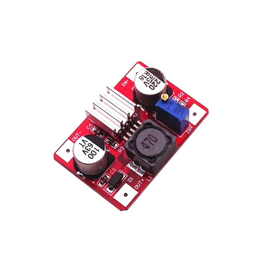 DC-DC Boost Power Supply Module LM2577 Step-Up Converter DC 3.5-35V to 5-56V 3A Step Up Power Board with Indicator Light