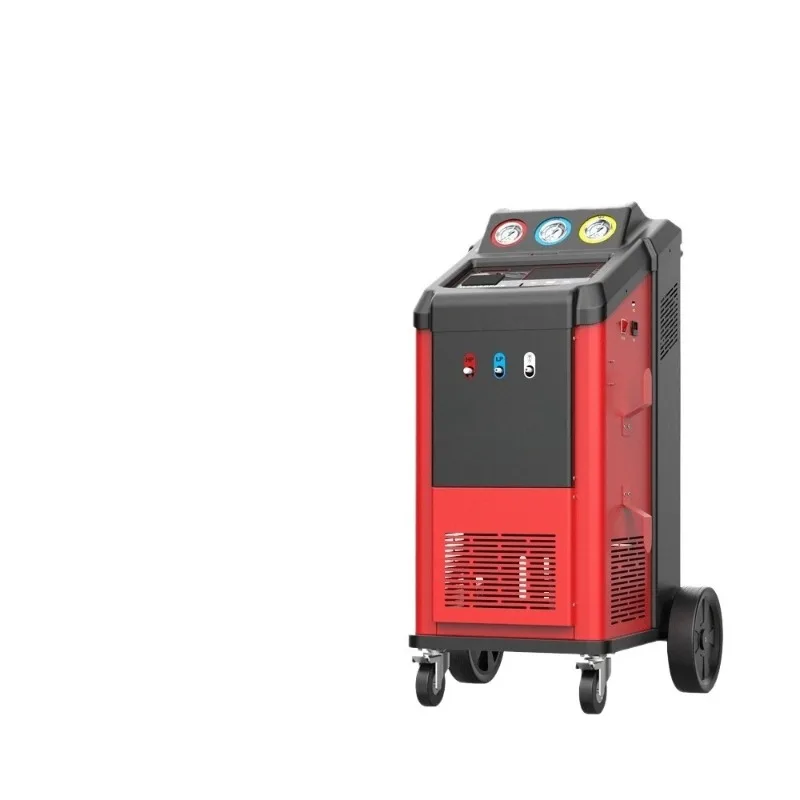 Air conditioning refrigerant recovery, filling, cleaning pipeline oil and tram integrated y