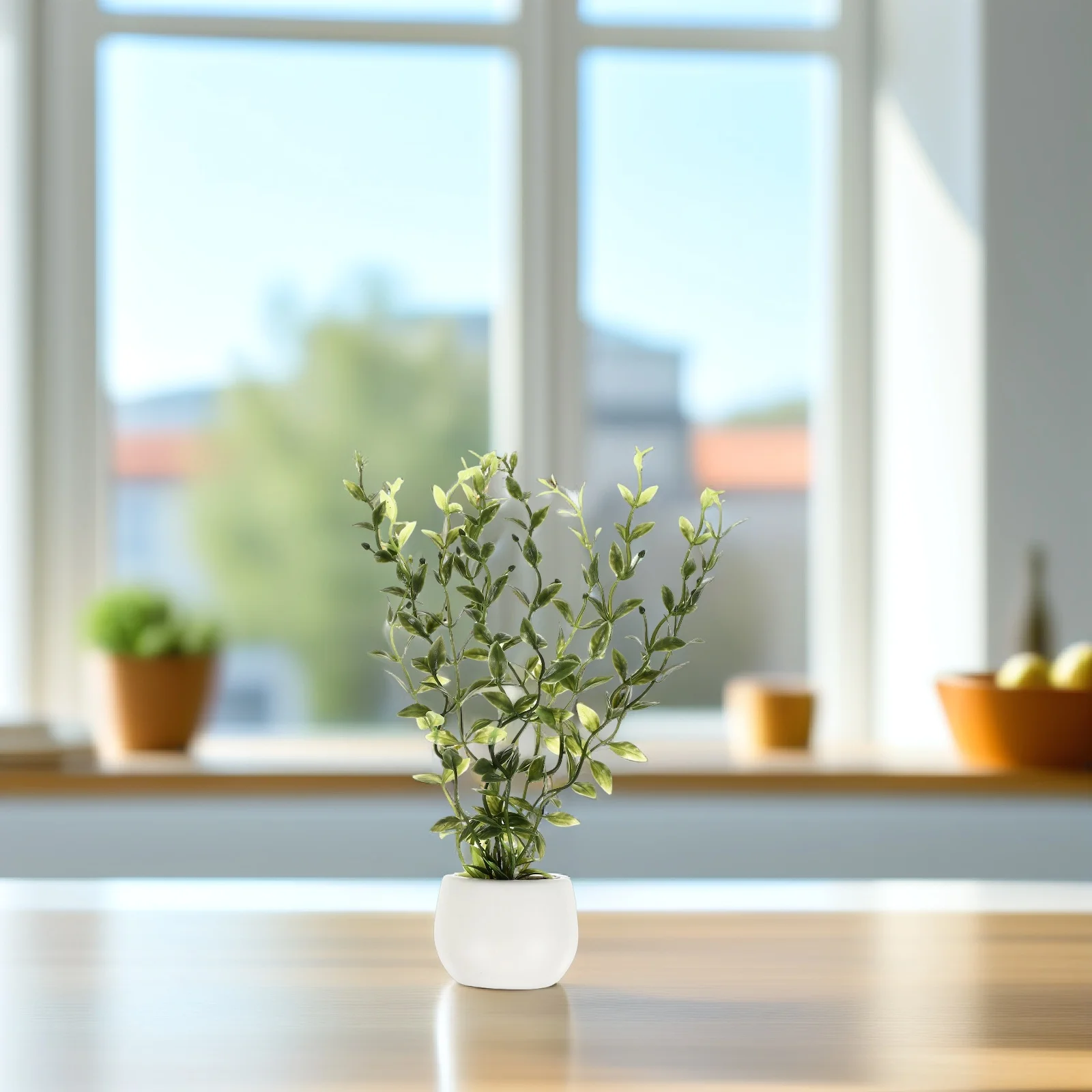 

2 Pcs Simulated Bonsai Fridge Magnet Decorative Plastic Ceramic Kitchen Office Sticker Refrigerator Home Decor Magnetic Stickers