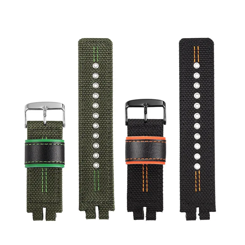 สายรัดข้อมือผ้าใบสำหรับ Casio PRW3000/3100/6000/6100Y สายรัดไนลอนสำหรับกีฬาปีนเขาพร้อมแขนพิเศษ