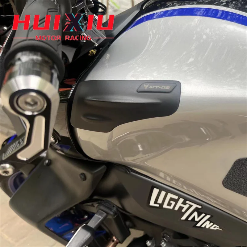 For YAMAHA new MT09 SP MT 09 MT-09 mt09 2021 2022 2023 Motorcycle Matte Black Tank Pad Sticker Tank Protect Cover Guard Fits