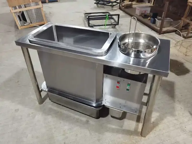 F030 China factory price fast food equipment KFC fried chicken electric chicken breading table for sale