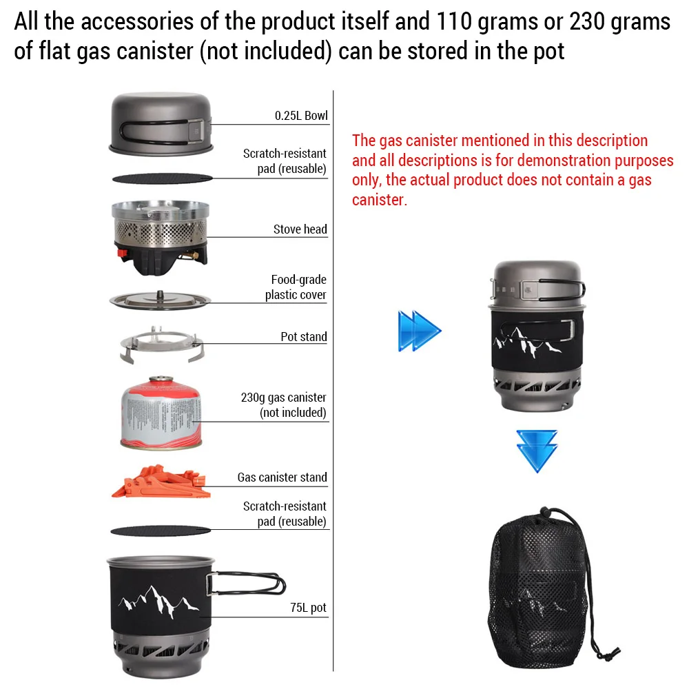 

Посуда для кемпинга, уличная ветрозащитная плита, набор горшков для кемпинга, портативная уличная плита