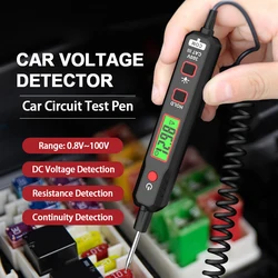 Car Voltage Detector Pen Automobile Fault Maintenance Circuit Tester Digital Backlight Car Fuse Diagnostic Probe Test Pen