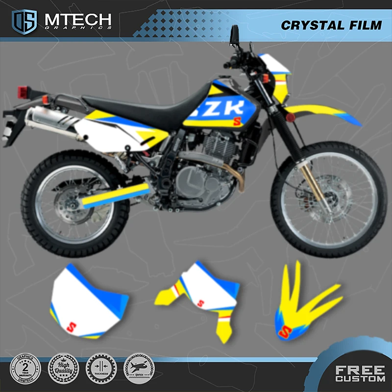 

DSMTECH Custom Team Graphics Decals Stickers Kits For SUZUKI DR650 1996-2014 2015 2016 2017 2018 2019 2020 2021 Decal 004