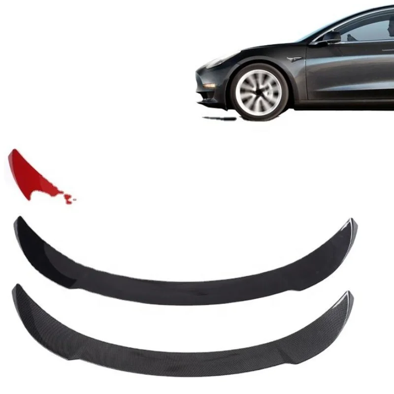 Manufactured Custom fit exterior accessories car roof trunk spoiler for TESLA Model 3 2017-2019