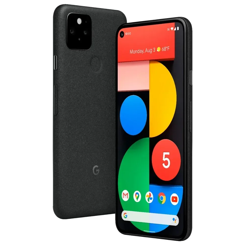 هاتف Google Pixel 5 5G الأصلي غير مقفول 6.0 بوصة Snapdragon 765G ثماني النواة 8 جيجابايت + 128 جيجابايت ROM NFC eSim 12.2 ميجابكسل و16 ميجابكسل NFC eSIM