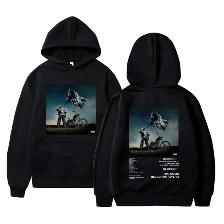 Rapper Don Toliver Hardstone Psycho Album Oversized Women/Men Hoodie Sweatshirt Casual Tracksuit