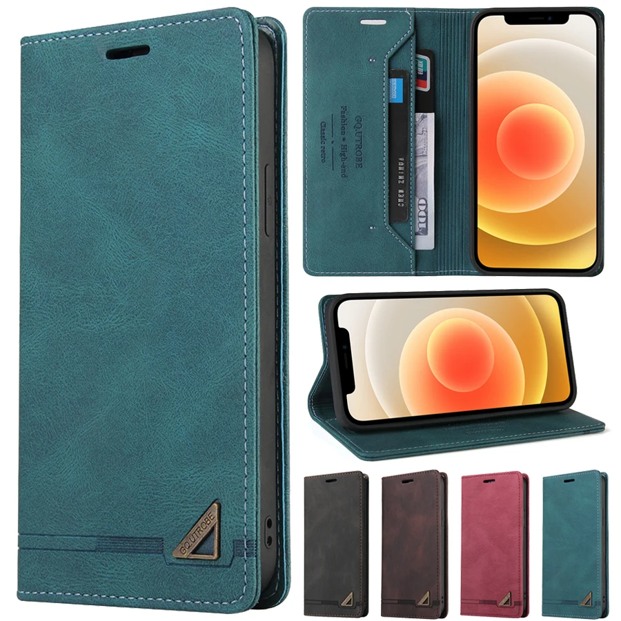 

Wallet Skin Feel Anti-theft Brush Case For iPhone SE 2022 13 Pro Max 13 Mini 12 Pro Max 11 Pro Max X XS XR XS Max 8 7 6 6S Plus