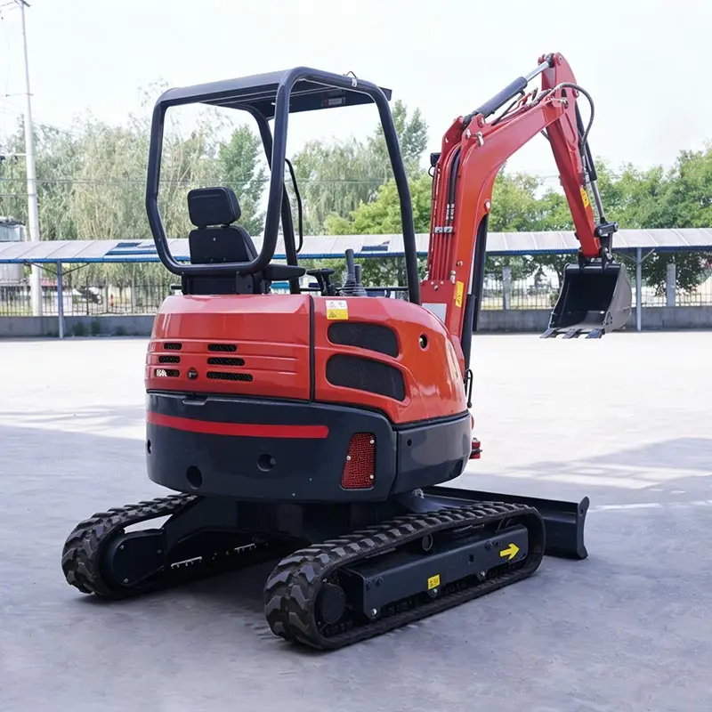 Powerful 4x4 Backhoe Loader with Snow Blower Attachment for Winter Road Maintenance 4x4 Backhoe Loader