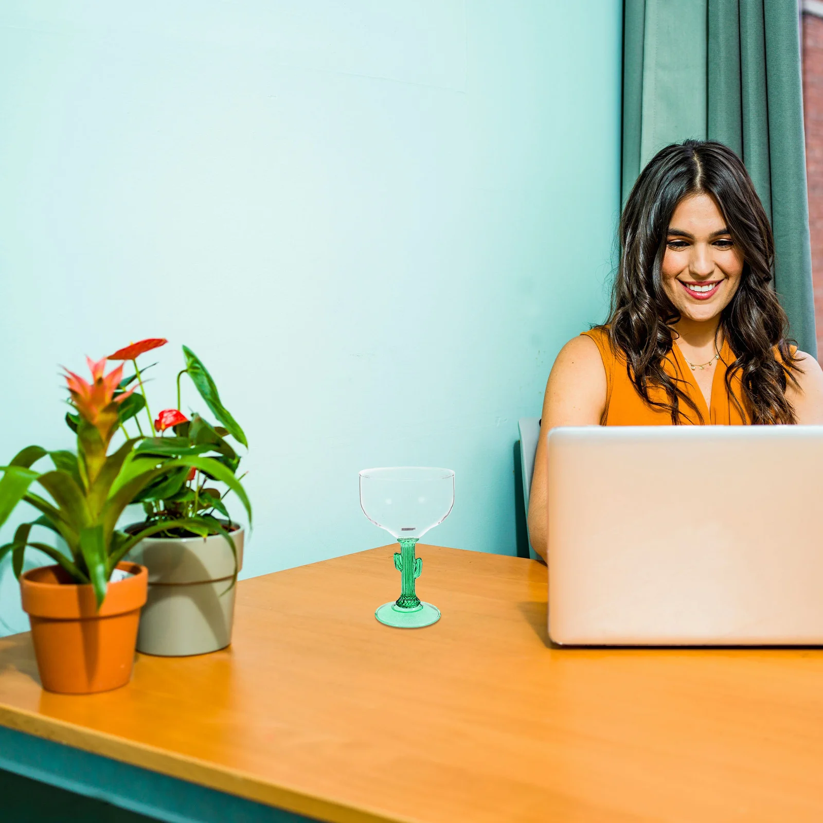 

Cactus Mug Wine Glasses Party Cups Design Goblet Table Decor Drinking Decorations