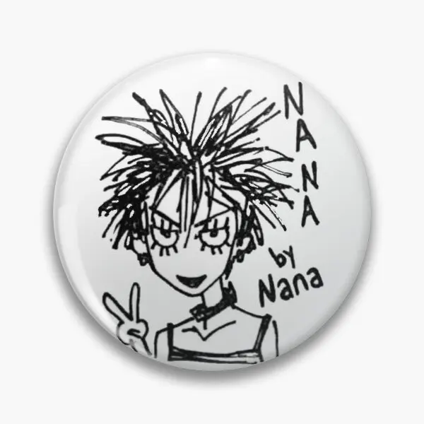 Nana By Soft Button Pin spilla donne Creative Cartoon Hat Metal Lover Clothes Cute Funny Fashion Collar Decor Jewelry Gift