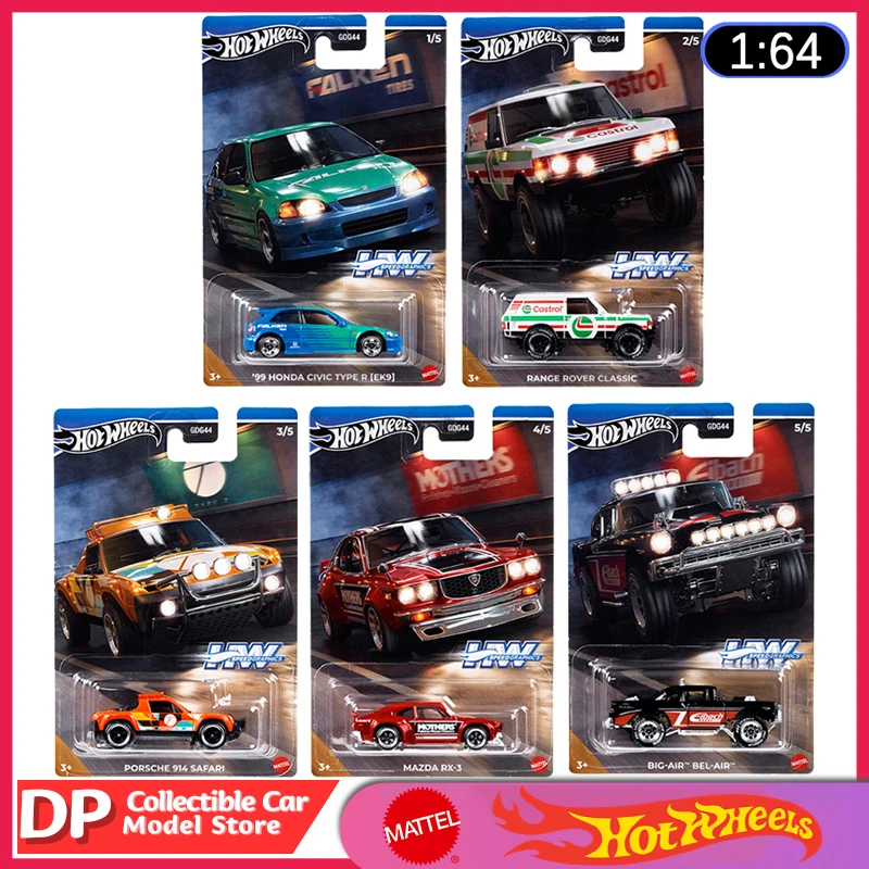 New Hot Wheels Car Themed Automotive 2024 Mix 5 Speed Graphics GDG44 J 1/64 Diecast Vehicle Model Cars Toy, Ship Now