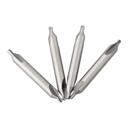 Centro de Brocas Set, Ferramentas escareados, Torno Metalworking Acessórios, 3mm, ângulo de 60 graus, 10Pcs