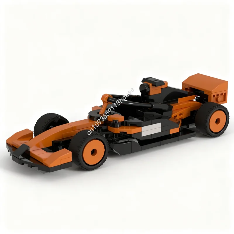 

198pcs MOC McLarenesd Race Car Garage Pit Stop City Model Building Blocks Christmas Gift Toy Architecture Education Brick Kids