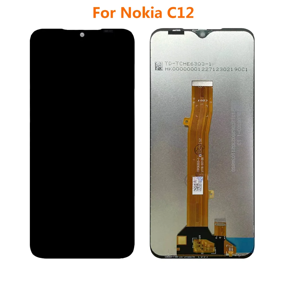 

6.3'' Inch C12 LCD For Nokia C12 LCD Display Touch Screen Digitizer Panel Assembly Replacement Parts 100% Tested