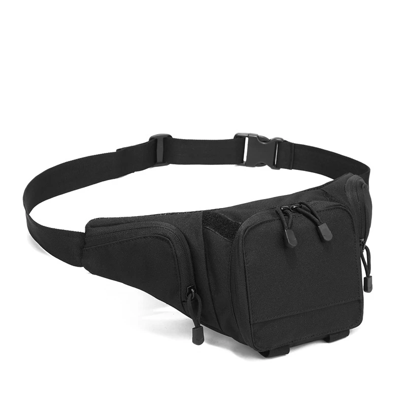 Waterproof Huting Bag With Adjustable Strap Waist Bag Buckle Fixation Fanny Pack Belt Waist Bag Dual Zipper Design