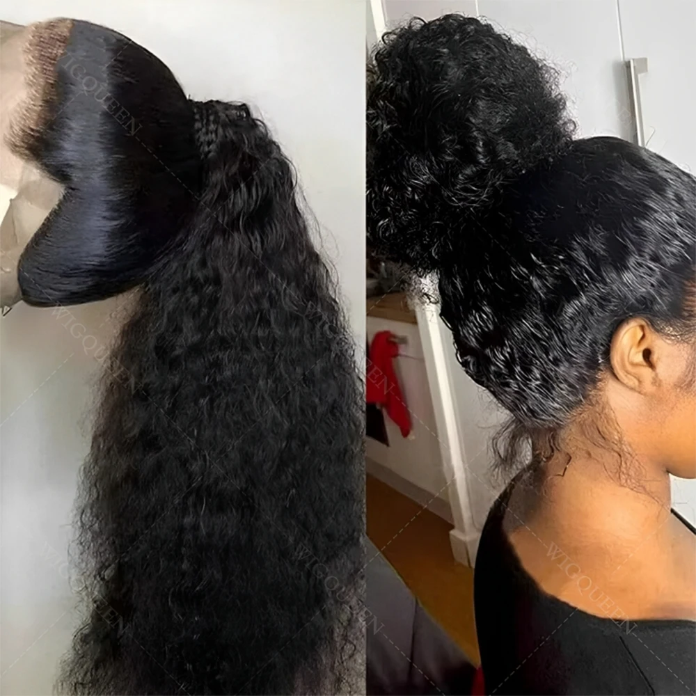 

Невидимый ремешок на шнурке 360 HD Полный кружевной вьющийся парик из человеческих волос 5x5 Бесклеевой парик с волнистыми волнами 13x4 Глубокие волны Hd Кружевные фронтальные парики