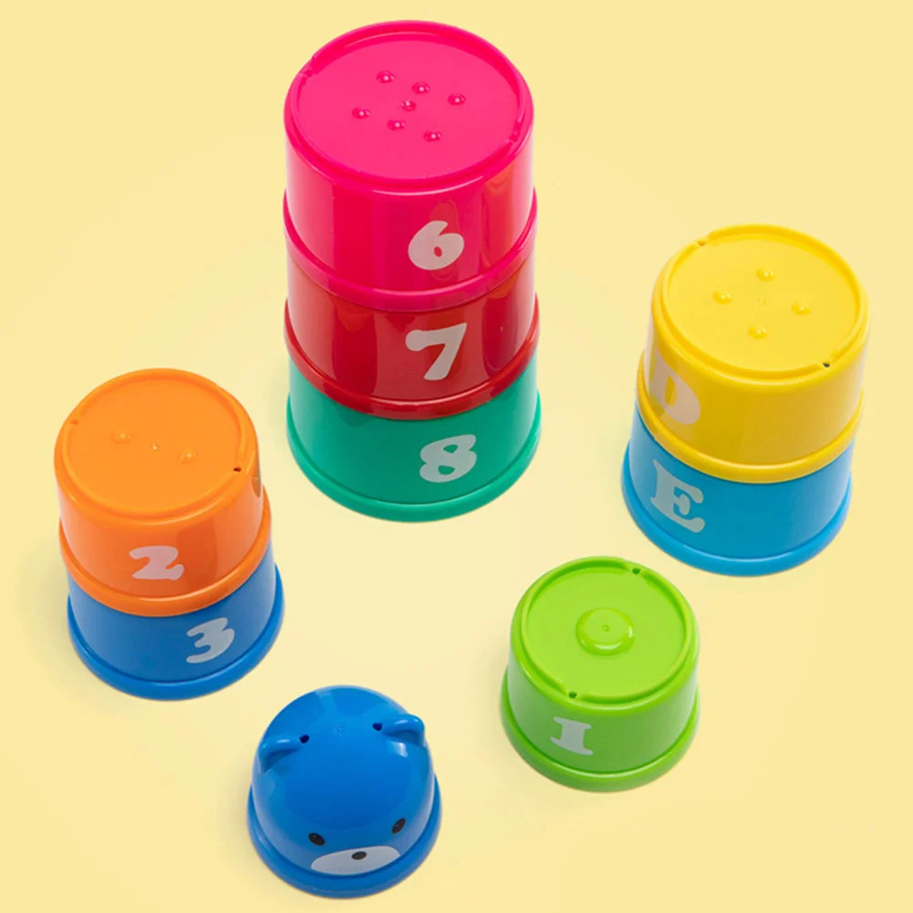 Tazas clasificadas para niños pequeños, juguetes para niños, rompecabezas educativo, Tylonal, pila colorida para niños