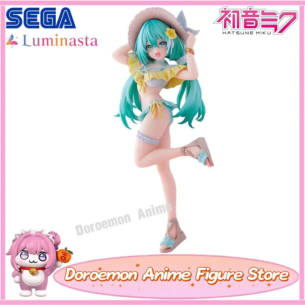 

In Stock Original Sega Luminasta Conceptual Series (Vol.1) Hatsune Miku Collectible Anime Cute Girls Figures Miku Model Toys