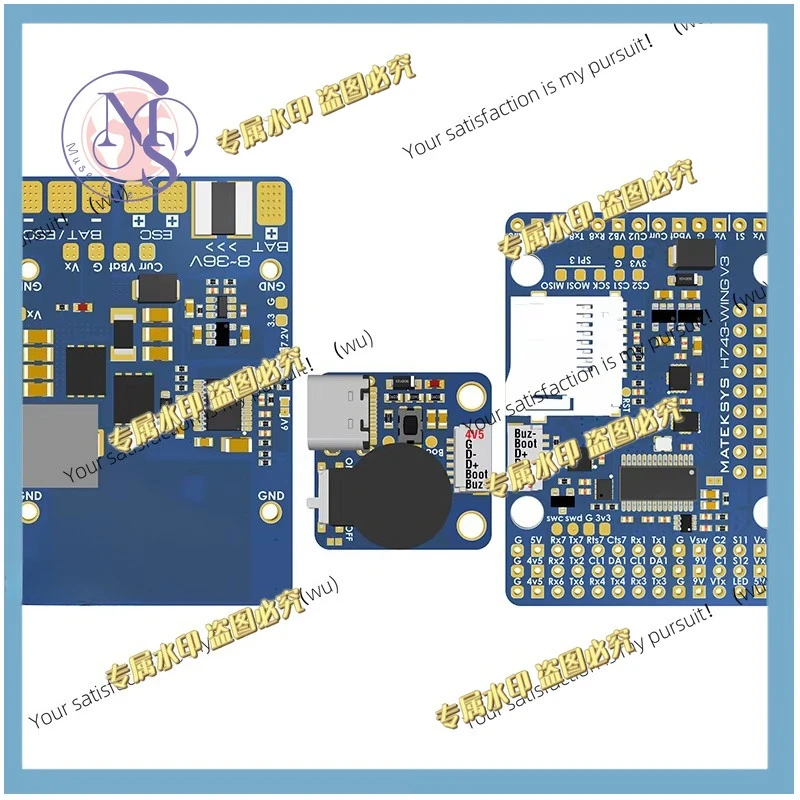 H743-WING V3 STM32H743VIT6 3-8S Built-in OSD Baro flight controller for remote control multi-rotor fixed-wing drone models