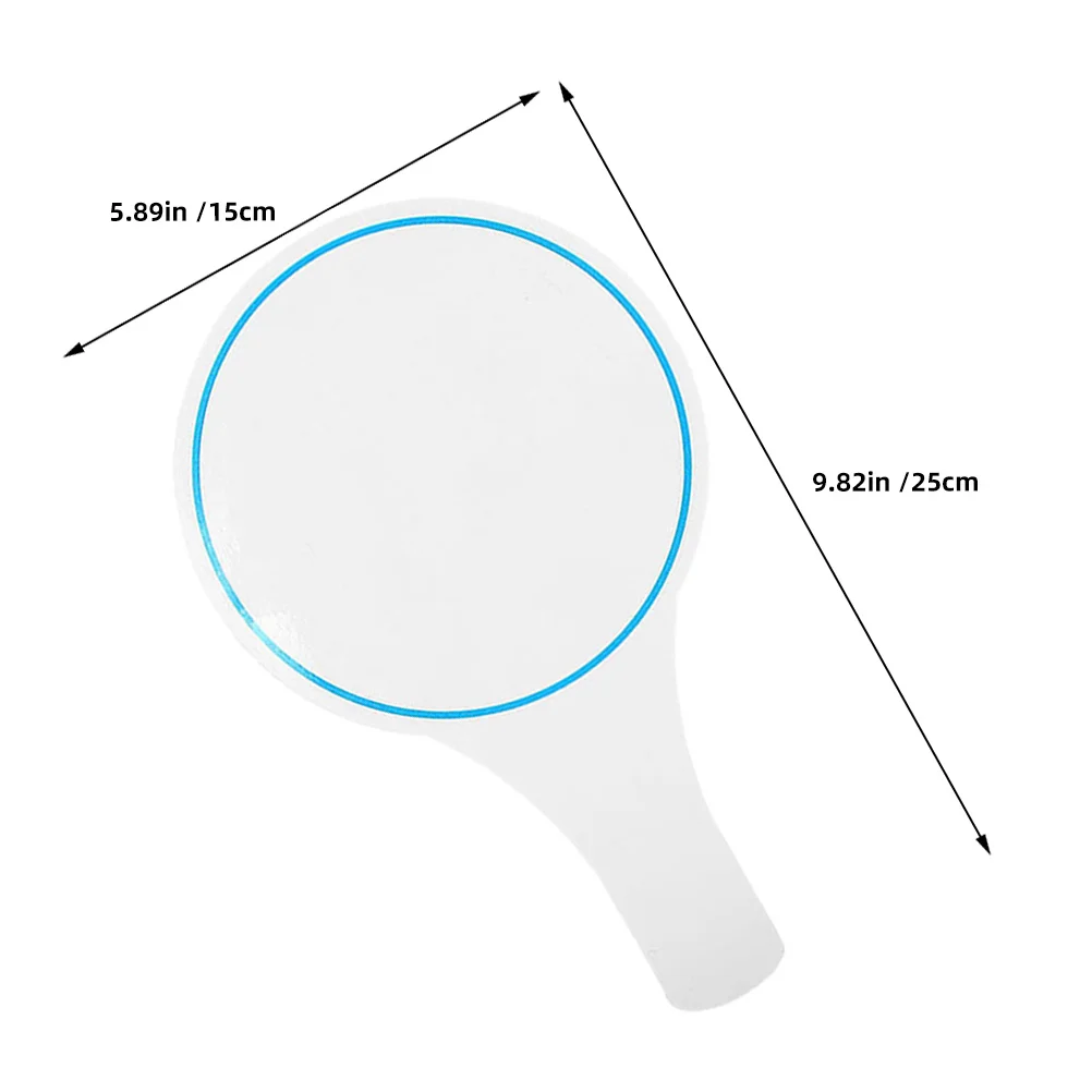 6 قطعة لوحة النتائج الجافة الفارغة المحمولة لألعاب التصويت الحكم لوحة تحديد الأحداث المكتبية المدرسية من جانب واحد