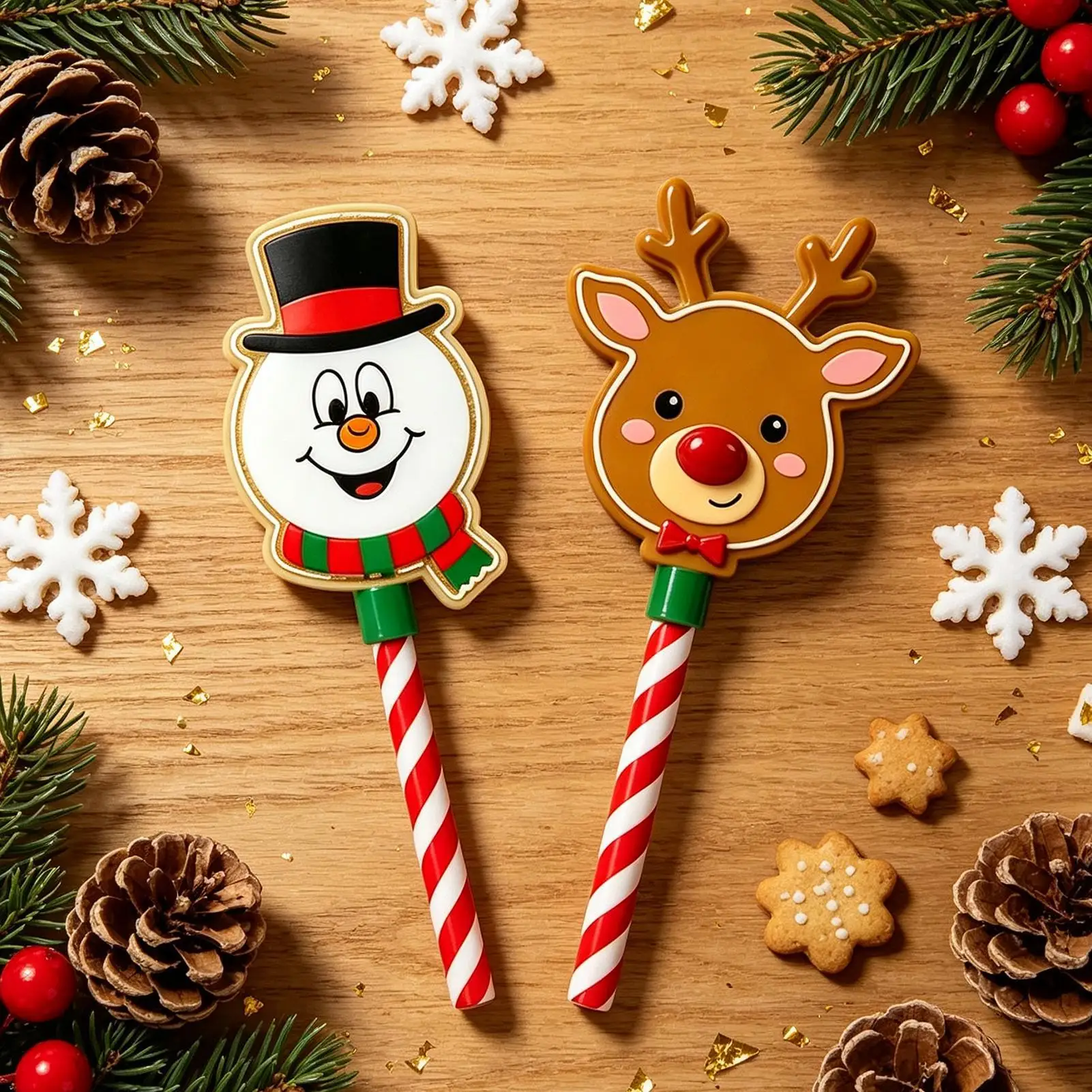 Christmas Credit Card Payment Magic Wand Snowman Reader Prop Holiday Checkout Tool for Retail Stores Cafes Events and Shopping
