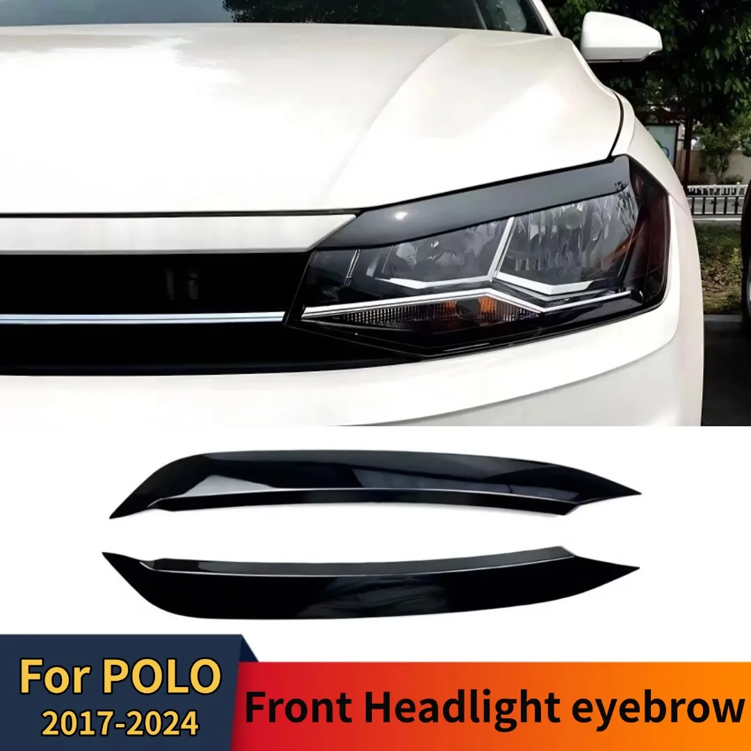 

Для Volkswagen VW POLP 2017-2024 фары, брови, веко, накладка, внешняя часть, модификация, аксессуары для тюнинга, комплект кузова