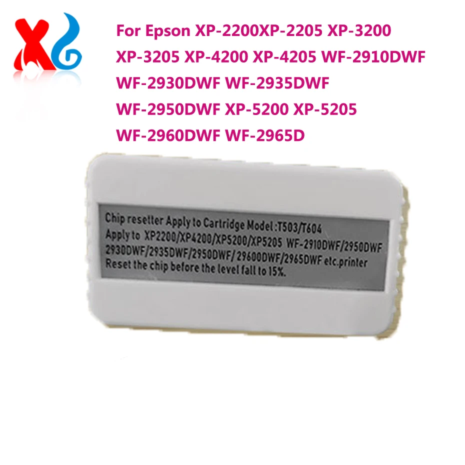 

EUR T604 T503 T604XL T503XL Ink Cartridge Chip Resetter For Epson XP-2200 XP-2205 XP3200 XP3205 XP4200 XP4205 WF2910D 2930 5200