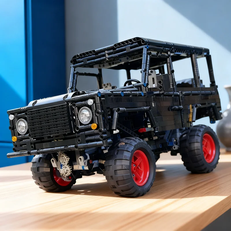 2134pcs MOC Landrover Defender 90 offroader crawler Technical Model Building blocks Architecture toy Christmas gifts Brick Kids