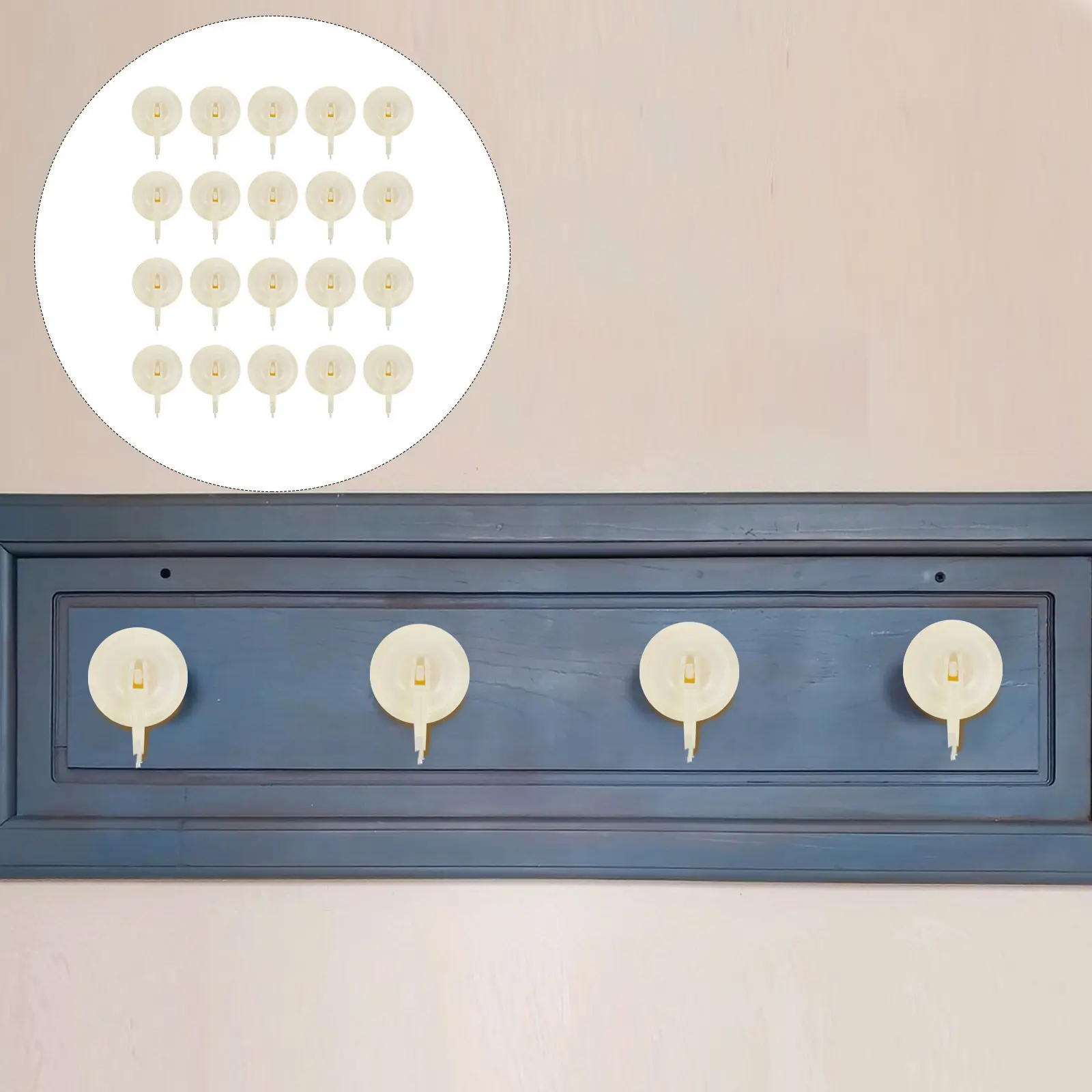 

20 шт. простых крючков на присосках, многофункциональные настенные вешалки для керамической плитки, деревянных досок, для хранения в ванной и на кухне