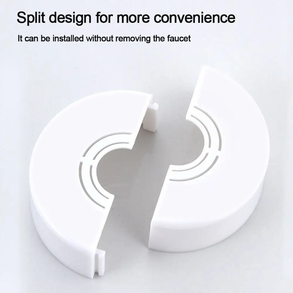 Useful ABS Shower Faucet Cover Adjustable Plating Faucet Decorative Cover Wall Flange Flange Cover Shower