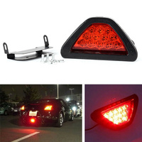 F1 Style DRL Red 12 LED Rear Tail Stop Fog Triangular Brake Light Stop Safety Lamp Car Motor Free Ship LED Rear Tail Light