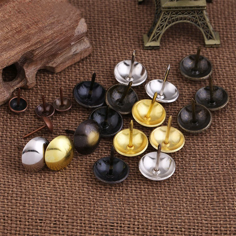 11mm 16mm 19mm 22mm 23mm 25mm 30mm 40mm Round Head Nail Big Head Nail Tacks Furniture Vintage Style Upholstery Nails Sofa Nails
