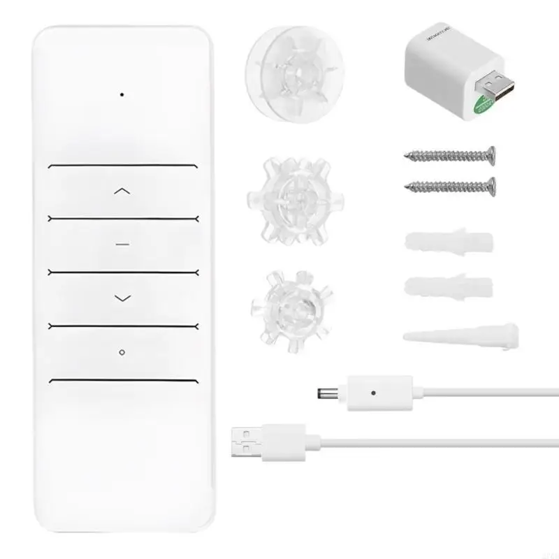 Intelligent Curtain Motor WiFi Enable Remote Control For Home Systems Quiet ABS Construction